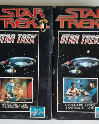 STAR TREK DA COLLEZIONE 2 VIDEOCASSETTE ORIGINALI