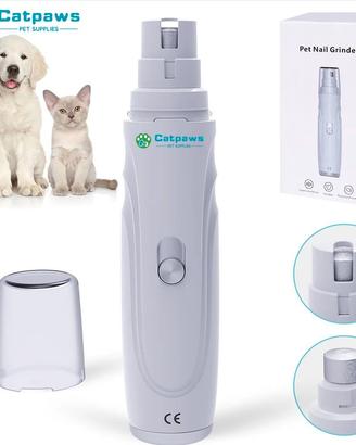 Tagliaunghie Elettrico per Cani Gatti Lima Unghie