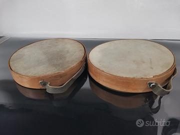 tamburelli giocattolo vintage '60 spiaggia tennis