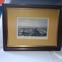  Incisione Originale "Turin" - W.H. Bartlett (1838