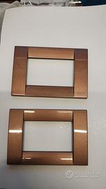 placche metallo Vimar idea 10 pezzi