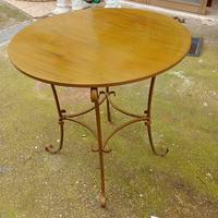 tavolo in ferro battuto a mano