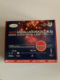 Catena Luminosa LED rosso