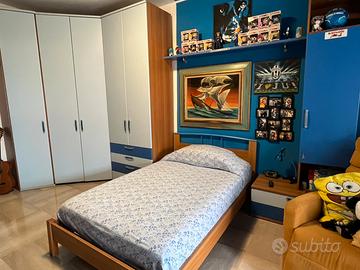 Letto 1piazza e 1/2 + Comodino + scrivania