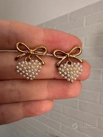 Orecchini placcati oro