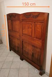 Letto matrimoniale in ciliegio 