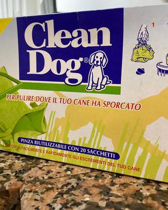 Pinza riutilizzabile con 20 sacchetti