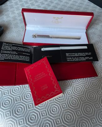 Cartier penna biro argento