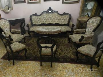 Divano completo Luigi Filippo 