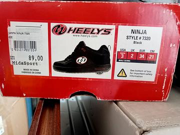 scarpe sportive con ruote sotto, Heelys.