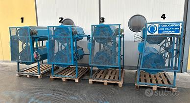 Buratto rotativo a due ceste usato