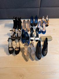 11 paia di scarpe e borsa cerimonia