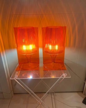coppia Kartell Take lampada tavolo di design