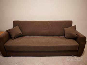Divano  letto contenitore 3 posti 