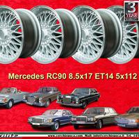 4 pz cerchi Mercedes RC90 8.5x17 ET14 5x112