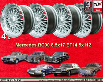 4 pz cerchi Mercedes RC90 8.5x17 ET14 5x112