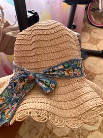 Cappello in paglia bimba