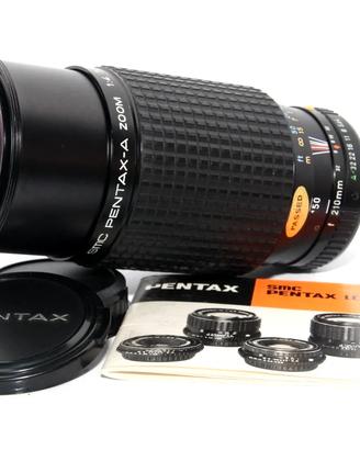 SMC PENTAX-A ZOOM 70-210mm 4 Obiettivo KA x Reflex