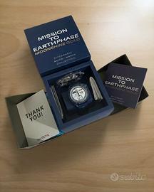 OMEGA SWATCH Earthphase Moonshine Gold BLU