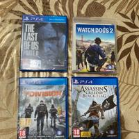 4 videogiochi per PS4. 