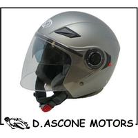 CASCO ALFA DOPPIA VISIERA TITANIO OPACO