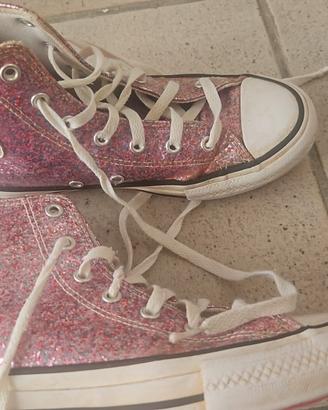 Sneakers Converse Alte All Star Glitter 35