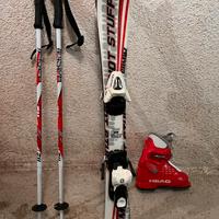 Set  Sci bastoncini Scarponi  bambino