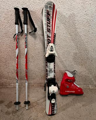 Set  Sci bastoncini Scarponi  bambino