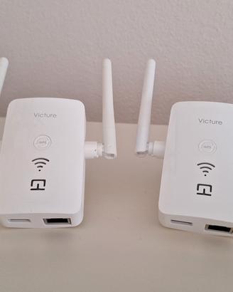 Lotto 2 Ripetitori WiFi Victure WE300 (300 Mbps)