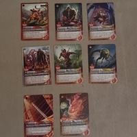 Fantasy riders Neobarbari lotto carte Panini rare