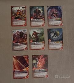 Fantasy riders Neobarbari lotto carte Panini rare