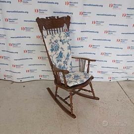 Sedia a Dondolo Vintage metà 900