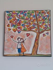 quadro Egan 70x70 raffigurante estate 