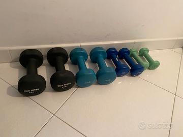 Coppie di pesetti da 1, 2, 4, 5 kg