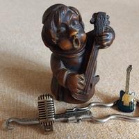  VECCHIA CHITARRA MICROFONO CHITARRISTA VINTAGE 