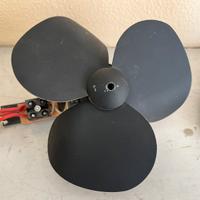 Ventola in metallo motorizzata