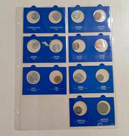 Enorme lotto monete FDC coin card miste monddo 14