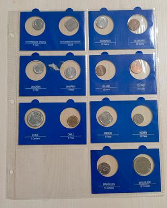 Enorme lotto monete FDC coin card miste monddo 14