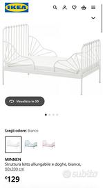 Letto allungabile per bambini + materasso