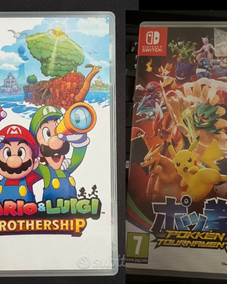pokken + mario e luigi (switch)