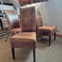 4 Poltrone pelle di bufalo