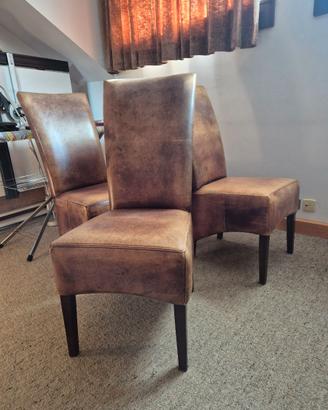 4 Poltrone pelle di bufalo