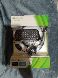 Tastierino e cuffie xbox360