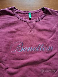 Felpa donna bordeaux Benetton 