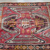 tappeto kilim anni '50 pura lana