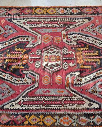tappeto kilim anni '50 pura lana