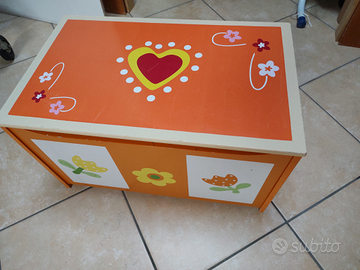 Cassapanca per giochi bambini