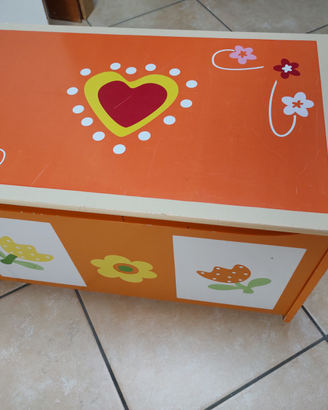 Cassapanca per giochi bambini