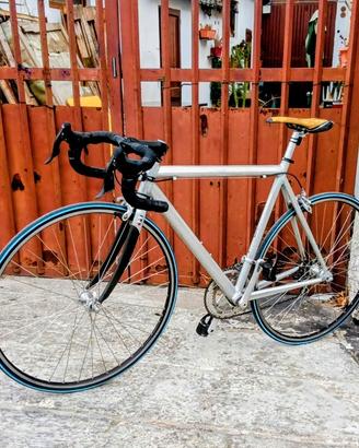 bicicletta corsa fatta su misura...unica