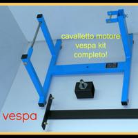 cavalletto prova motore vespa 50 R L pk 125 et3
